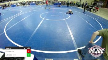 61 lbs Quarterfinal - Cooper Ross, Ponca City Wildcat Wrestling vs Lucas Huizar, Duncan Demon Wrestling