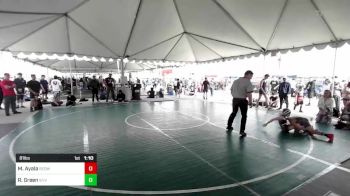 81 lbs Quarterfinal - Manny Ayala, RedWave vs Robert Green, Silverback WC