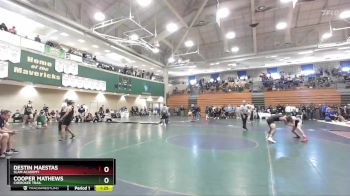 106 lbs Quarterfinal - Destin Maestas, Slam Academy vs Cooper Mathews, Cherokee Trail