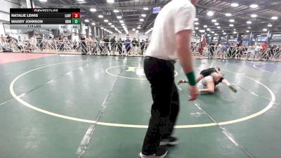 114 lbs Rr Rnd 3 - Natalie Lewis, Lady Bandits - HSG vs Maddy Johnson, Grindstone Wrestling Club - HSG