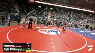 62 lbs Cons. Round 2 - Archer Souza, High Plains Thunder Wrestling Club vs Mark Mosher, Southwest Wolverines Wrestling