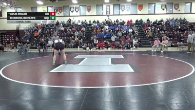 190 lbs Cons. Semi - Adlie Miller, Solon vs McKenna Ricklefs, Maquoketa