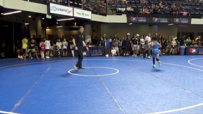 74 lbs Cons. Quarters - Cruz Peterson, Team Donahoe Wrestling Club vs Quentin Neal, Greater Heights Wrestling