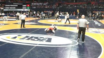2A 120 lbs Quarterfinal - Jaxon Ferguson, Chatham (Glenwood) vs Jorey Becker, Deerfield (H.S.)