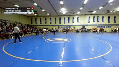 165 lbs Semifinal - Jonathon Harvey, Wisconsin-Eau Claire vs Cooper Willis, Augsburg