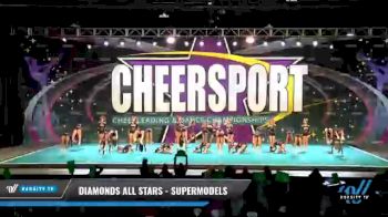 Diamonds All Stars - Supermodels [2021 L3 Junior - Medium - B Day 1] 2021 CHEERSPORT National Cheerleading Championship