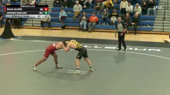 184 lbs Finals (2 Team) - Silas Allred, Nebraska vs Aeoden Sinclair, Missouri