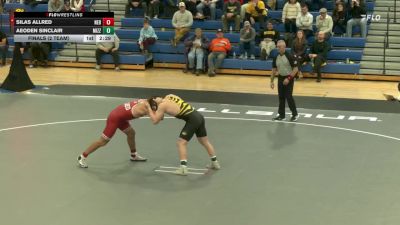 184 lbs Finals (2 Team) - Silas Allred, Nebraska vs Aeoden Sinclair, Missouri