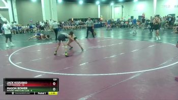 120 lbs Round 3 (6 Team) - Mason Bower, Intense Wrestling Club vs Jack Kozusko, Team Montana