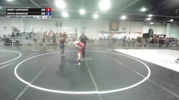 109 lbs Consi Of 4 - Renzy LeProwse, Other Team vs Royce Gonzalez, Savage House WC