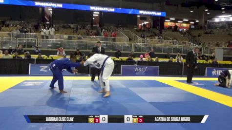 Agatha De Souza Nigro vs Jacirah Elise Clay 2025 Pan Jiu Jitsu IBJJF Championship