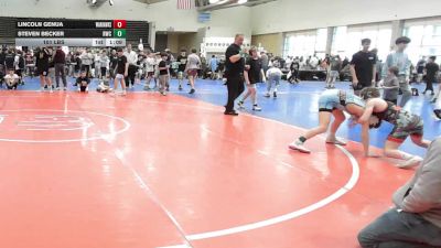 101 lbs Rr Rnd 6 - Lincoln Genua, Warhawks Wrestling Inc. - MSE vs Steven Becker, Ruthless Maize - MSE