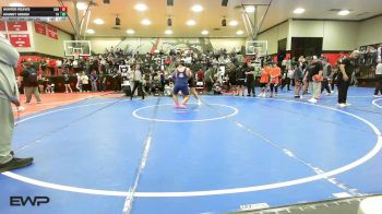 285 lbs Round Of 16 - Hunter Reavis, Coweta vs Johnny Morin, Tulsa Hale