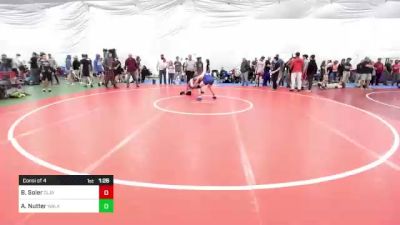 130 lbs Consi Of 4 Brodie Soler Claysburg vs Aidan Nutter Walkersville