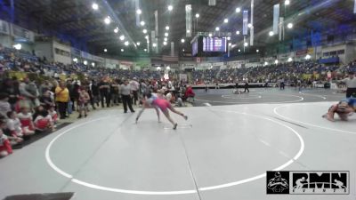 130 lbs Consi Of 8 #2 - Shyrae Salis, Widefield Wrestling Club vs Daphani Allen, Yuma Middle School