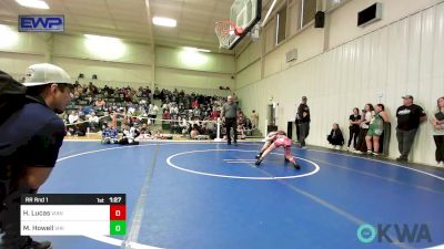 67 lbs Rr Rnd 1 - Harlea Lucas, Vian Wrestling Club vs Marleigh Howell, Viking Wrestling Club