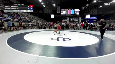 165 lbs Cons. Sub-rd Of 32 - Oakley Maddox, ID vs Ryen Macdonald, VA