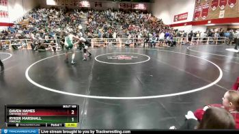 152 lbs Cons. Round 1 - Ryker Marshall, Pinedale vs Daven Hames, Cheyenne East