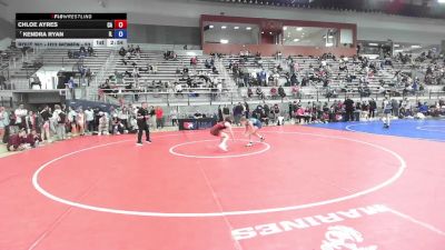 U23 Women - 53 lbs Cons. Round 4 - Chloe Ayres, CA vs Kendra Ryan, IL