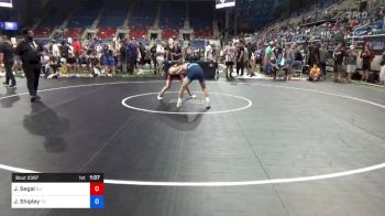 100 lbs Rnd Of 16 - Jordan Segal, New Jersey vs Jackson Shipley, Texas