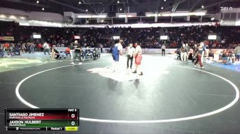 285 lbs Cons. Round 2 - Santiago Jimenez, Marysville Pilchuck vs Jaxson Hulbert, Meadowdale