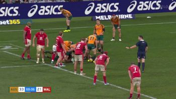 Welsh Winger Rio Dyer Try vs Wallabies 2024