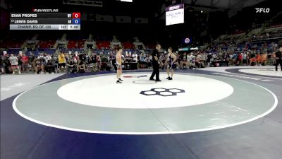 113 lbs Champ. Rd Of 128 - Evan Propes, WY vs Lewis Davis, AR