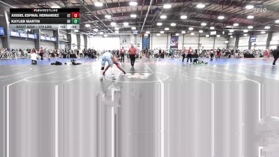 170 lbs Consi Of 32 #1 - Jussiel Espinal Hernandez, CT vs Kayleb Martin, NY