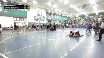 150 lbs Champ. Round 2 - Jayden Dela Rosa, Burbank vs Cameron Lovett, Ventura