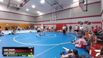 175 lbs Round 2 (6 Team) - Kade Tinsley, Louisianimals Black vs Cody Savage, Spartan Mat Club