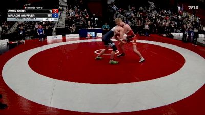 65kg Champ. Round 1 - Owen Beitel, The ROC vs Malachi Shuffler, Wetaskiwin Wrestling Club