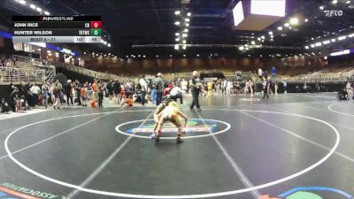 71 lbs Cons. Semi - John Rice, Charlotte Hammerheads vs Hunter Wilson, Tampa Bay Tigers Wrestling Club