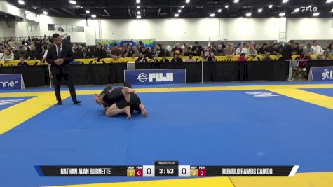 Rumulo Ramos Caiado vs Nathan Alan Burnette 2025 World IBJJF Jiu-Jitsu No-Gi Championship