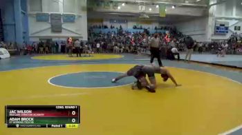 152 lbs Cons. Round 1 - Jac Wilson, Red Lion Christian Academy vs Adam Brock, St Georges Tech HS