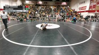 106 lbs Semifinal - Ace Arnold, Saratoga vs Bobby Hernandez, Cody