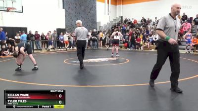 138 lbs Semifinal - Tyler Miles, MWC Elite vs Kellan Wade, Williamsburg Raiders