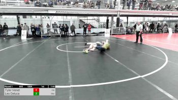 120A lbs Rr Rnd 1 - Tyler Venet, Elite/cba vs Leo Deluca, Blair Academy