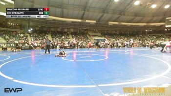 60 lbs Consi Of 4 - Jameson Hubbard, South Central Punisher Wrestling Club vs Ben Spexarth, Brawlers Wrestling Club KS