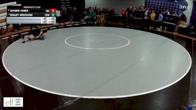 125 lbs. Champ. Round 2 - Jayden Jones, Omaha Westside vs Bailey Sessions, Little Rock Southwest