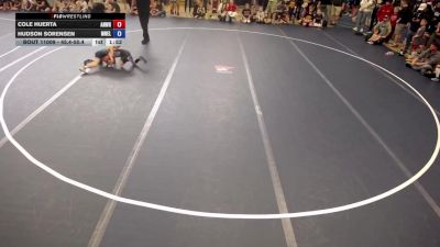 45.4-50.4 Champ. Round 1 - Cole Huerta, Anoka Wrestling vs Hudson Sorensen, MN Elite