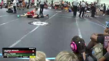 100 lbs Round 4 (6 Team) - Skyla Fisher, RPA Martial Arts & Fitness vs Jaleesa Whaley, Storm