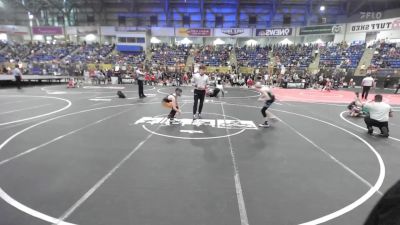 95 lbs Round Of 32 - Kingston Gallegos, Montezuma-Cortez Middle School vs Nathaniel Perkins, Black Fox Wrestling Academy