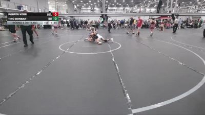 92 lbs Round 6 (10 Team) - Tino Dunbar, Iron Horse White vs Porter Kerr, Outlaws MS