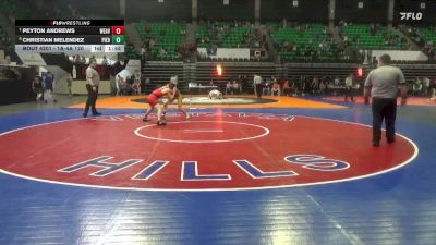 1A-4A 120 Quarterfinal - Peyton Andrews, Weaver vs Christian Melendez, Piedmont