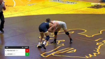 149 lbs Christian Monserrat, West Virginia vs Jaron Jensen, Wyoming