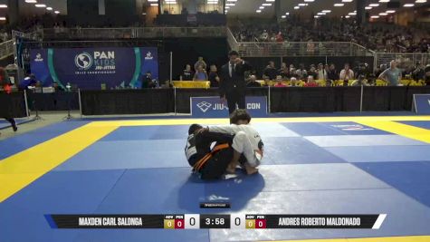 Andres Roberto Maldonado vs Maxden Carl Salonga 2025 Pan Kids Jiu-Jitsu IBJJF Championship