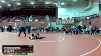 90 lbs Champ. Round 2 - Drake Hicks, Unattached vs Cameron Schofield, Franklin Wrestling Club