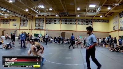 105 lbs Round 7 (10 Team) - Evan Cies, Kraken vs Noah Losey, The Compound