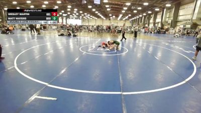 96 lbs Round 5 (3pm Friday) - Matt Waters, Minion Black vs Wesley Martin, Nebraska Elite