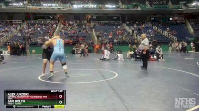 3A 285 lbs 5th Place Match - Sam Bolch, Fred T Foard vs Alex Jukoski, Central Academy Of Technology And Arts